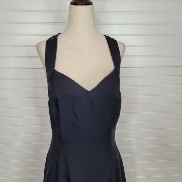 BETSEY & Adam Black Cocktail Fit & Flare Mini Dress - Picture 2 of 11